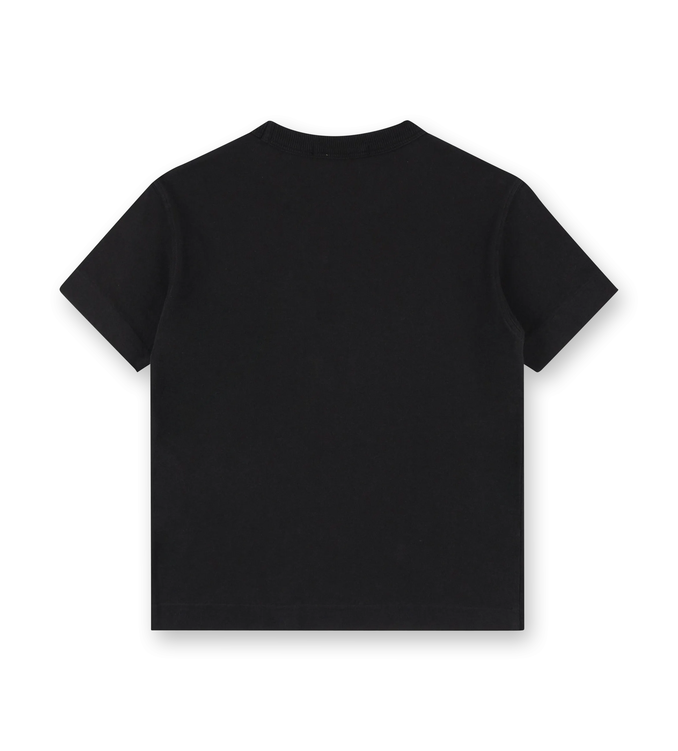 Logo-embroidered Cotton T-shirt Black