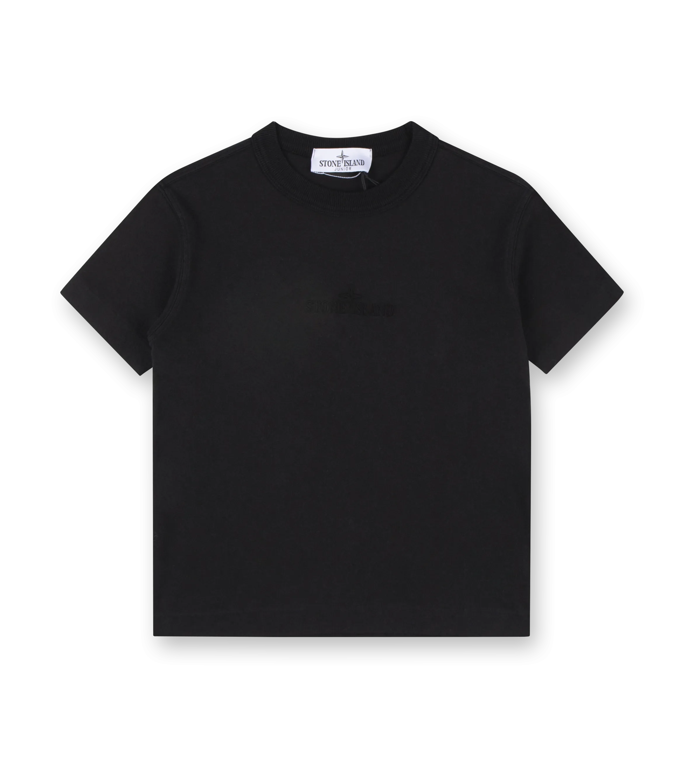 Logo-embroidered Cotton T-shirt Black