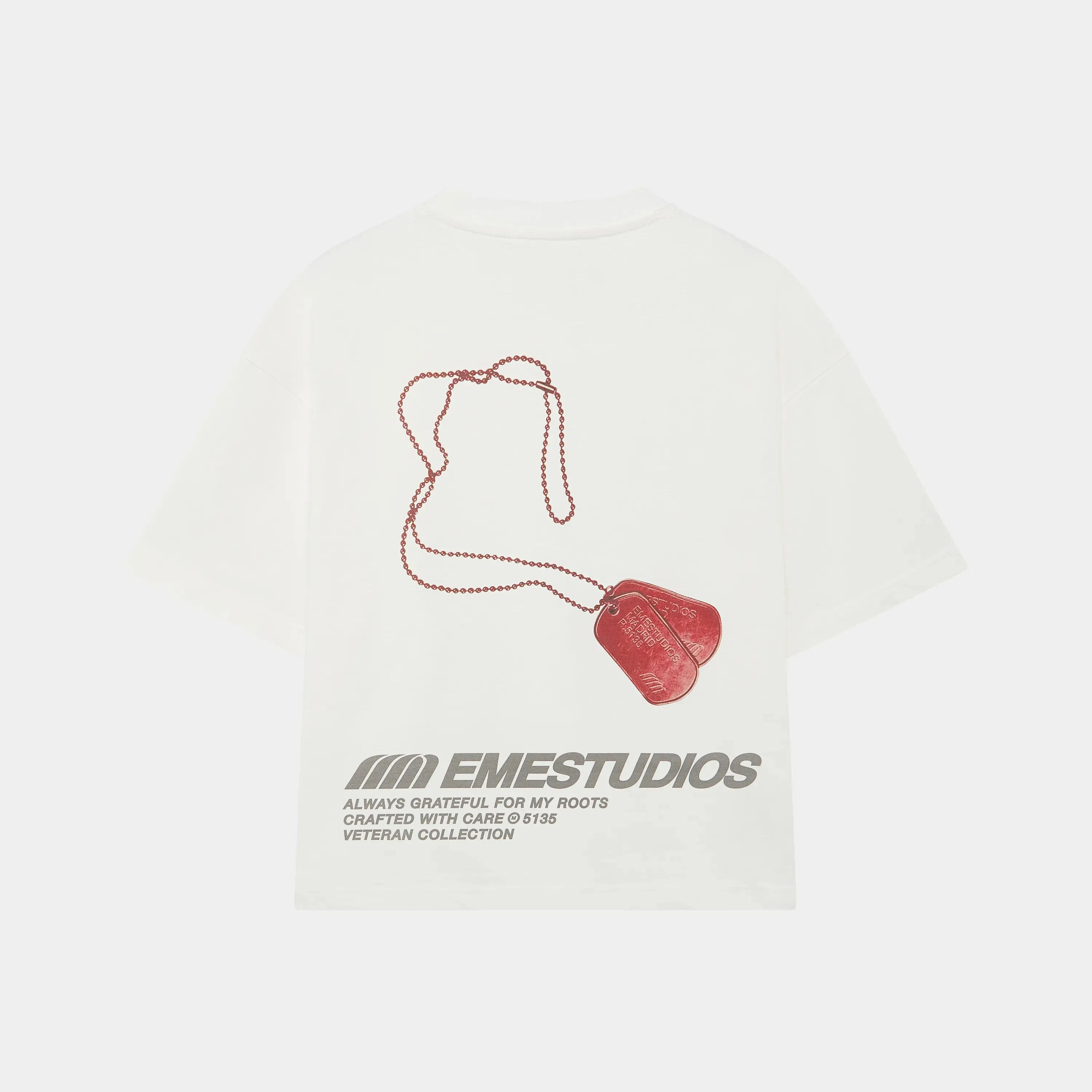 M Plate Off Sand Oversized Tee