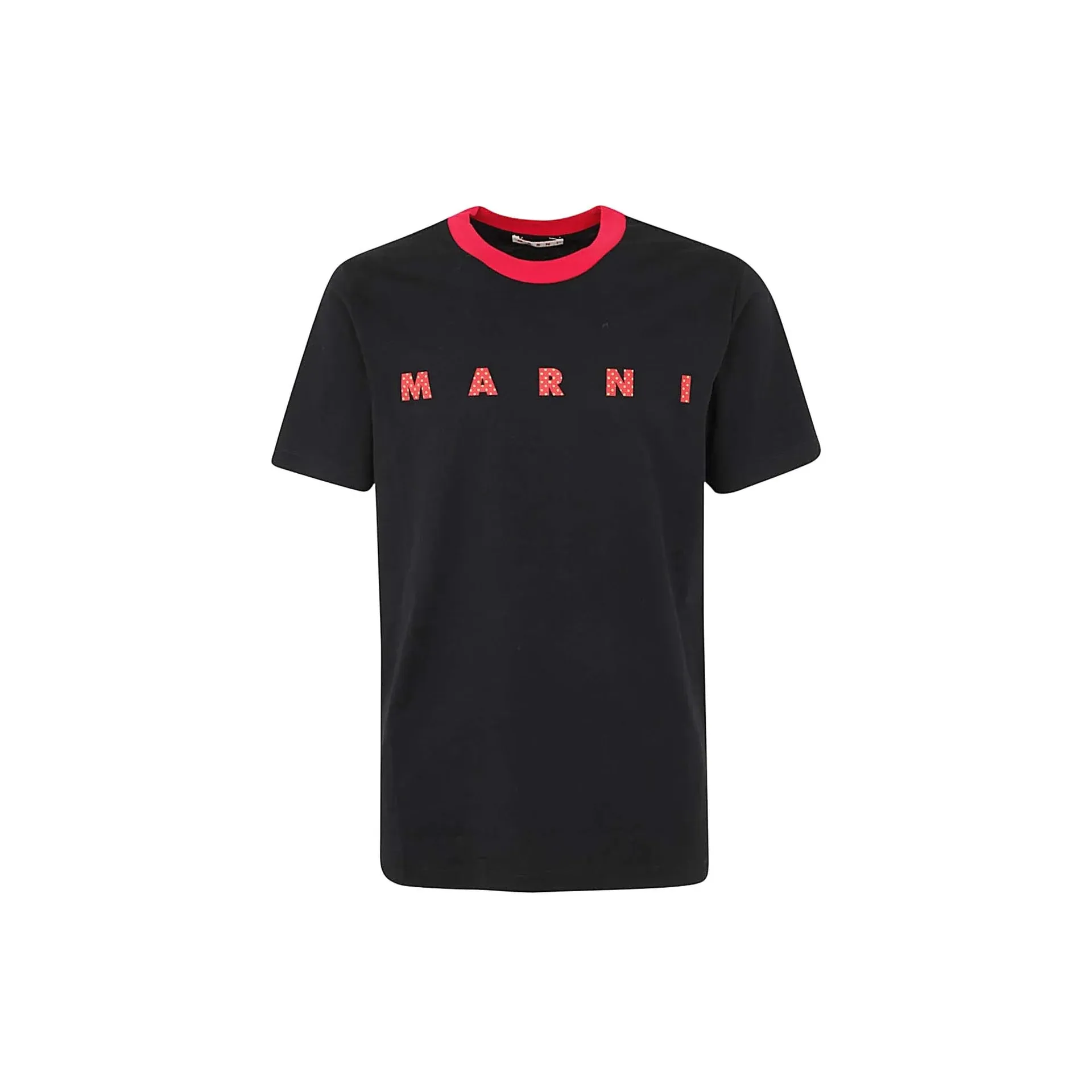 Marni Black Logo Print T-Shirt for Men/Women – Stylish Graphic Tee with Bold Branding