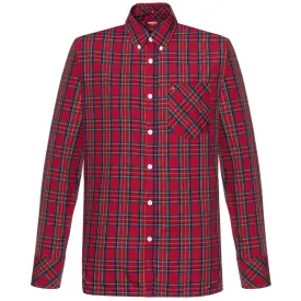 Merc London Neddy Check Shirt Red