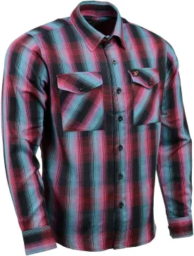Milwaukee Leather Mens Casual Cotton Flannel Plaid Long Sleeve Button Down Cotton Shirts