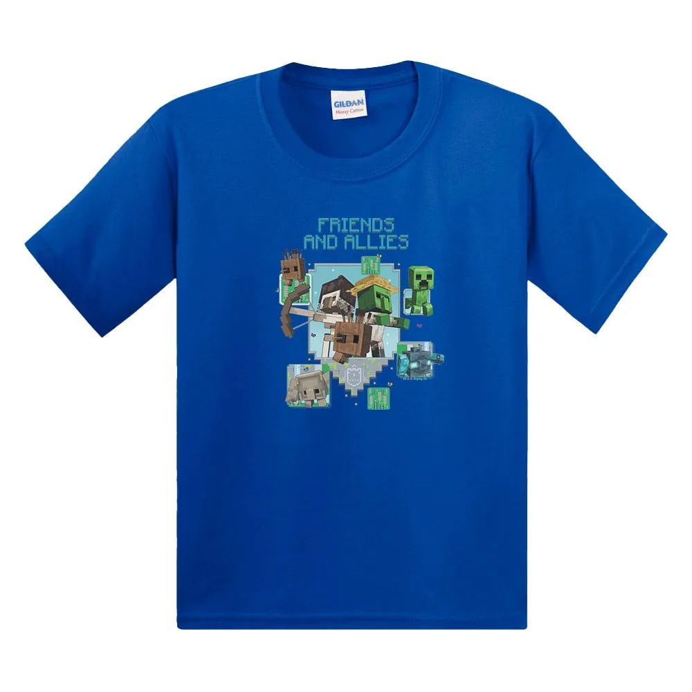 Minecraft Legends Friends And Allies Youth T-Shirt