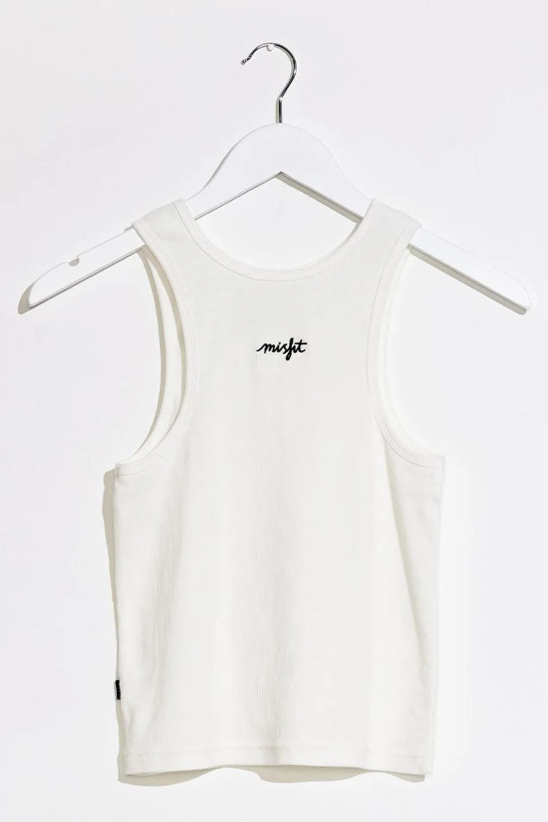 Misfit the delicate singlet - washed white
