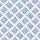 Mosaic Blues In Icy Cotton