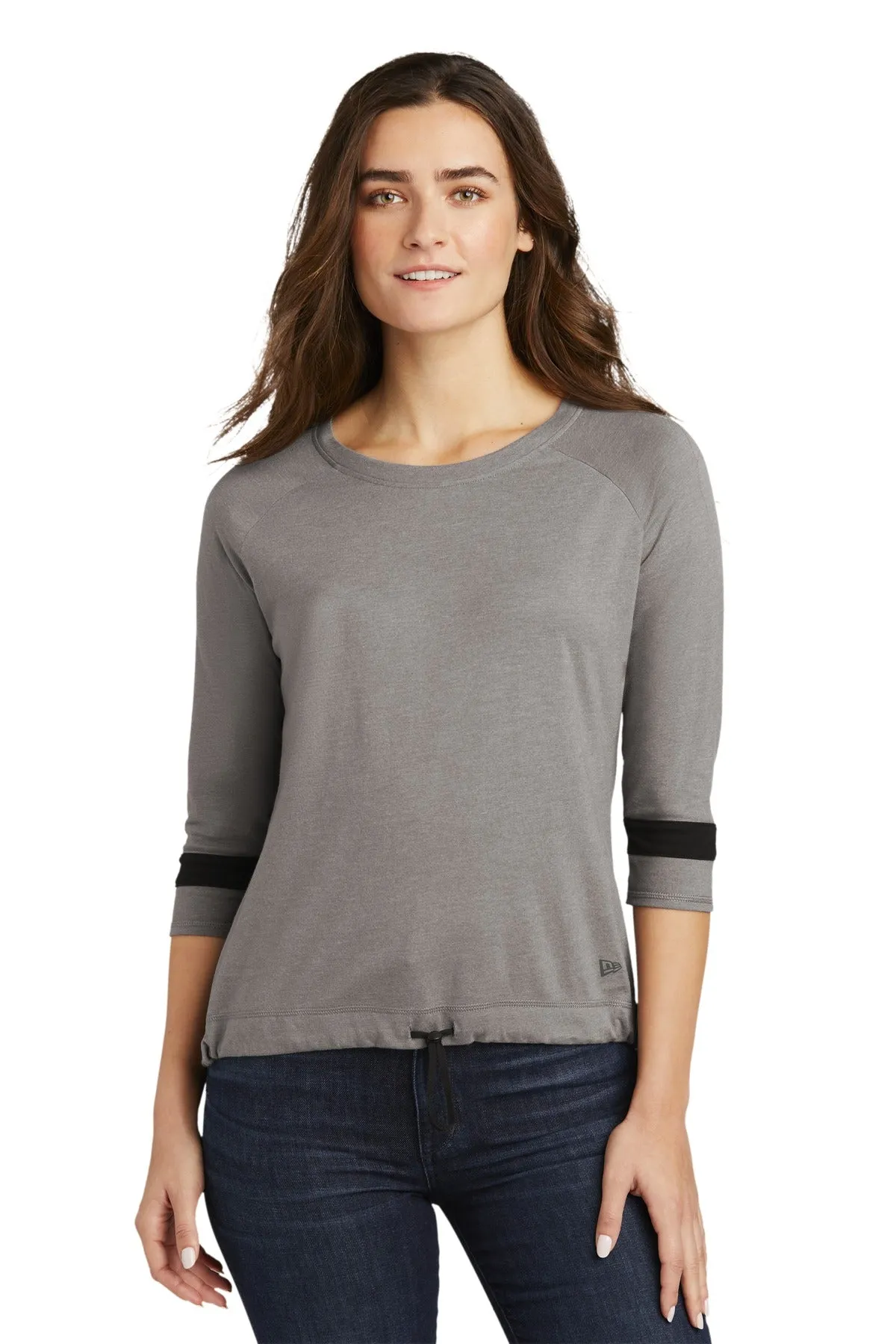 New Era Ladies Tri-Blend 3/4-Sleeve Tee LNEA136