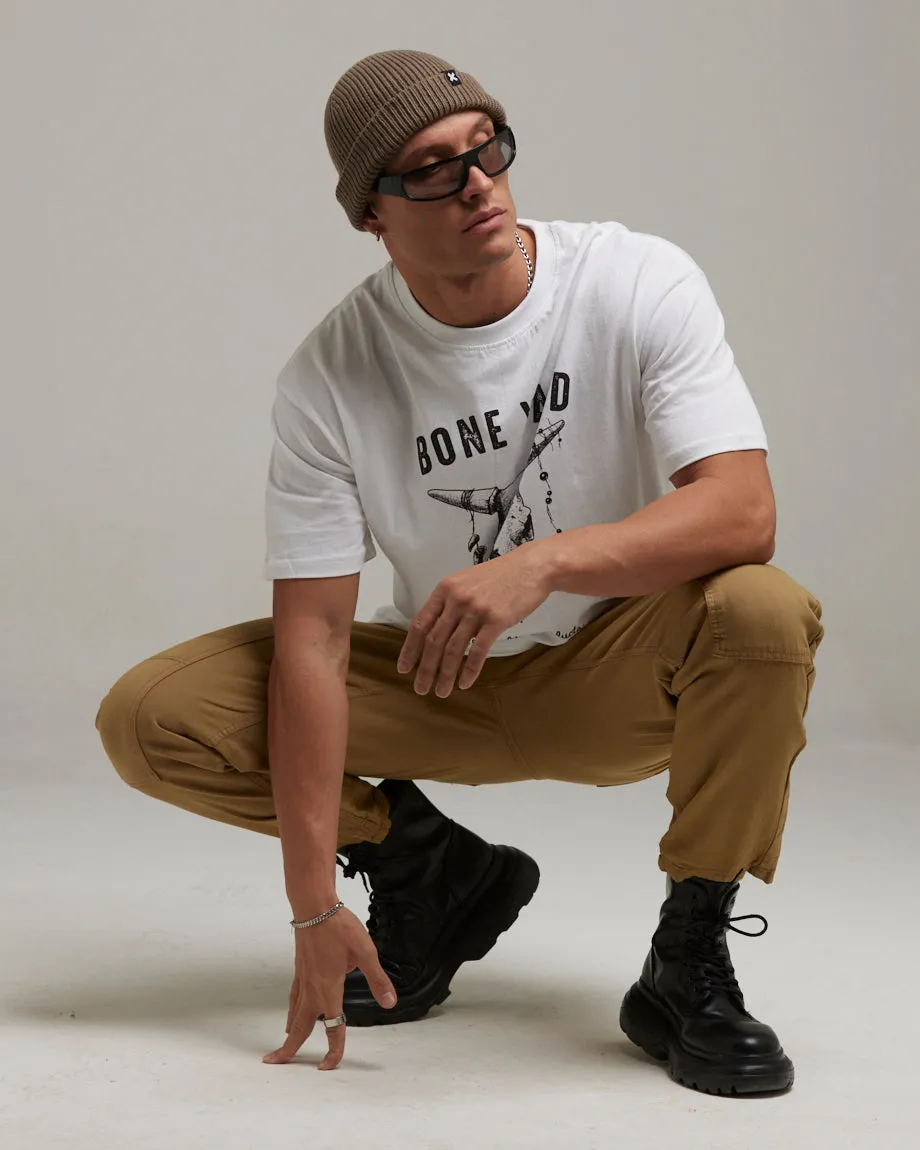 ORAPA MEN'S CREW NECK T-SHIRT | WHITE