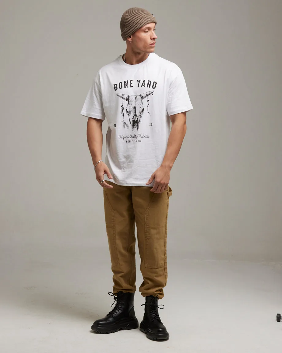ORAPA MEN'S CREW NECK T-SHIRT | WHITE