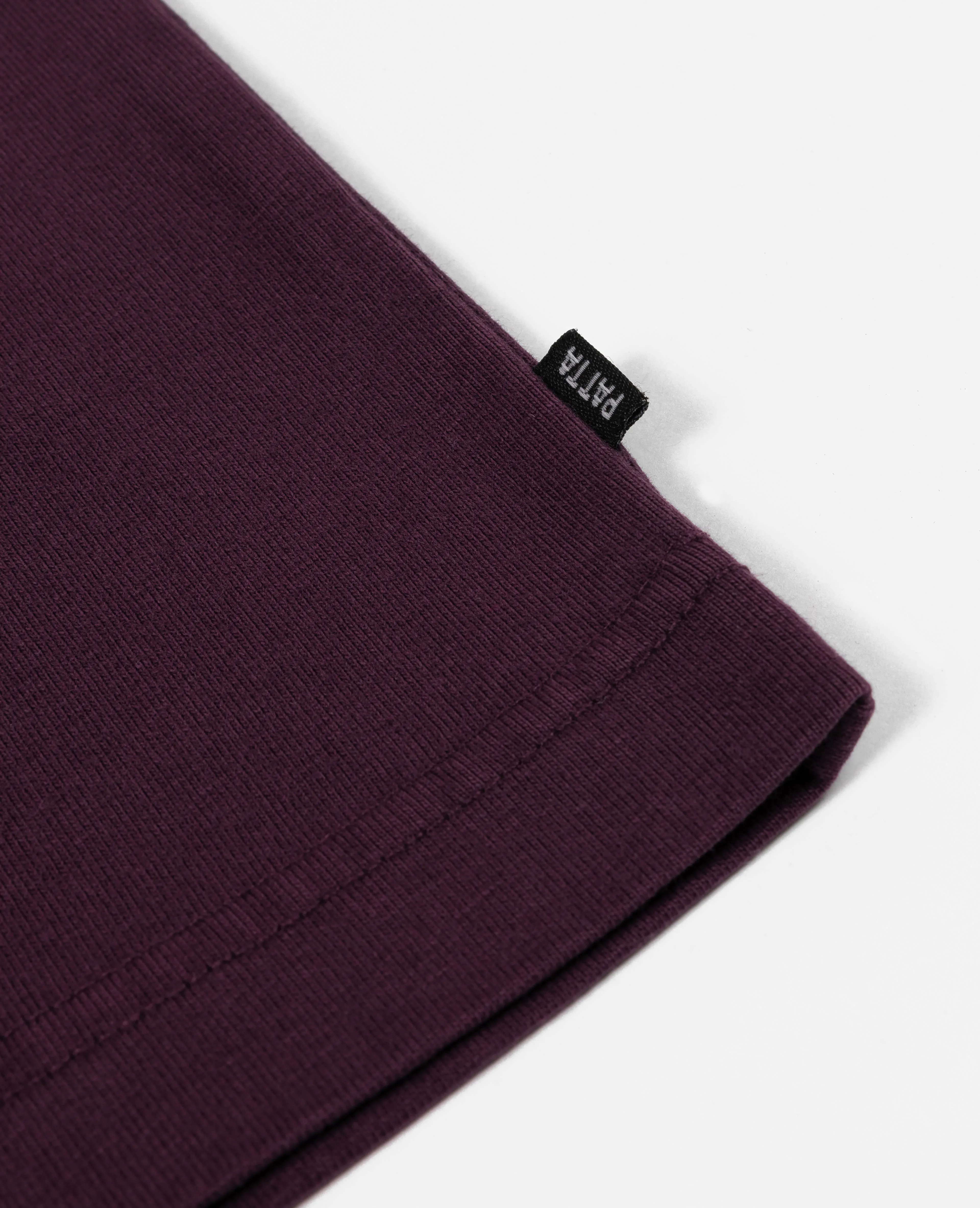 Patta Basic Washed Pocket T-Shirt (Plum Perfect)
