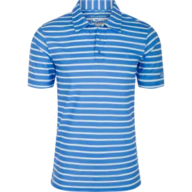 Performance Stretch Striped Short Sleeve Polo
