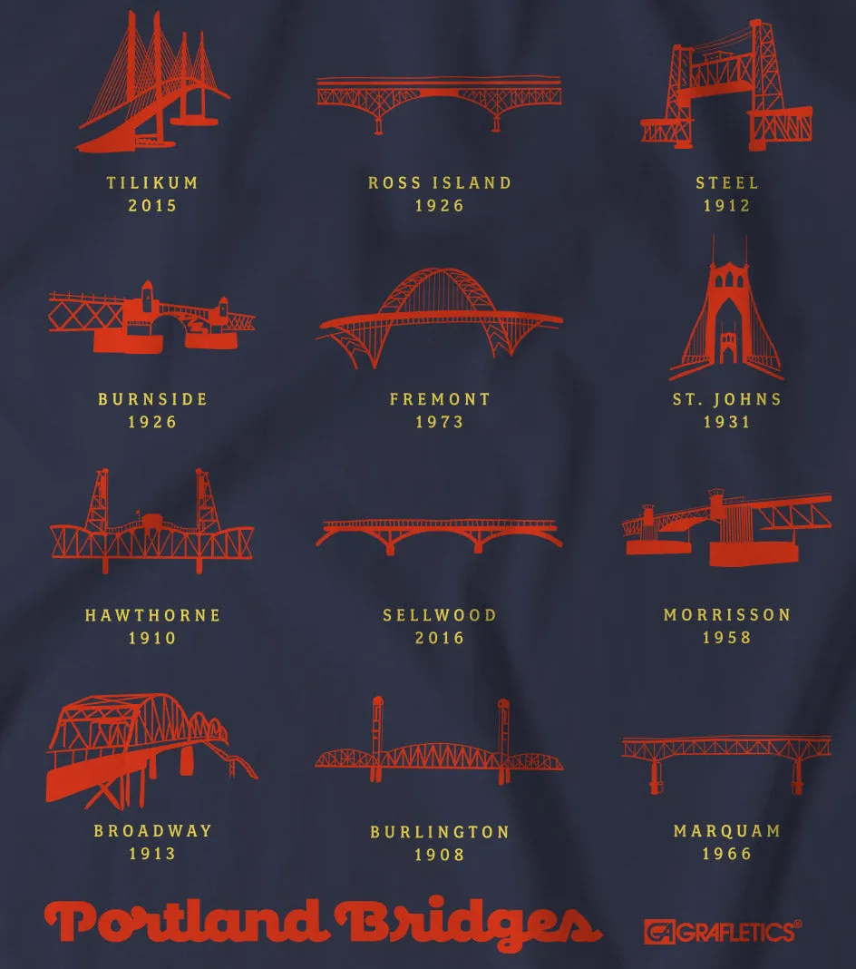 Portland Bridges Tee