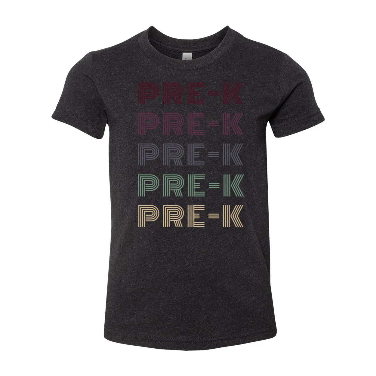 Pre-K YOUTH Retro Font T-Shirt