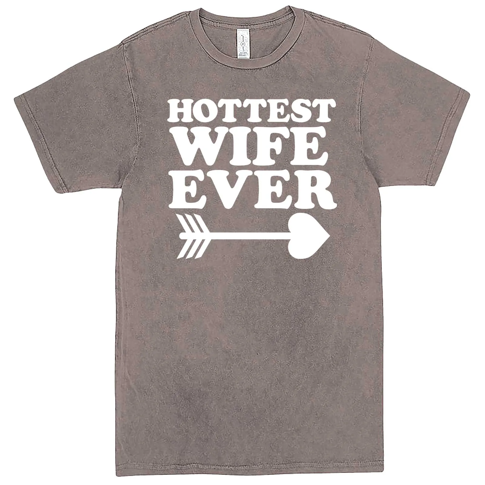 "Hottest Wife Ever, White" men's t-shirt