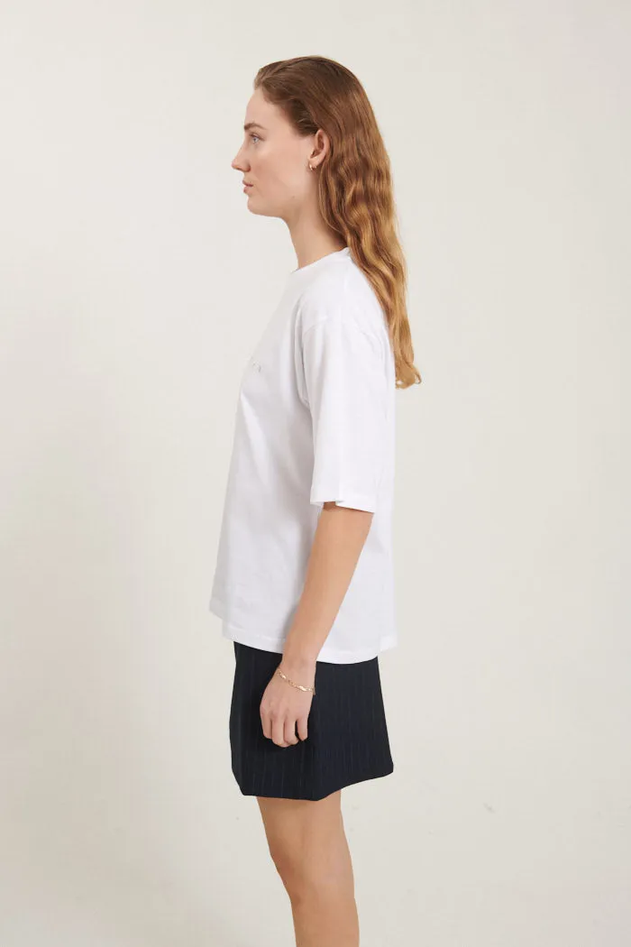 Raja Logo Tee - White