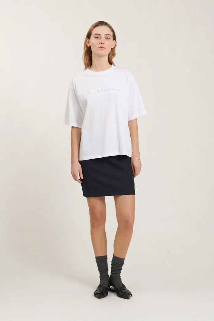 Raja Logo Tee - White