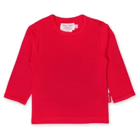 Red Long Sleeve Top