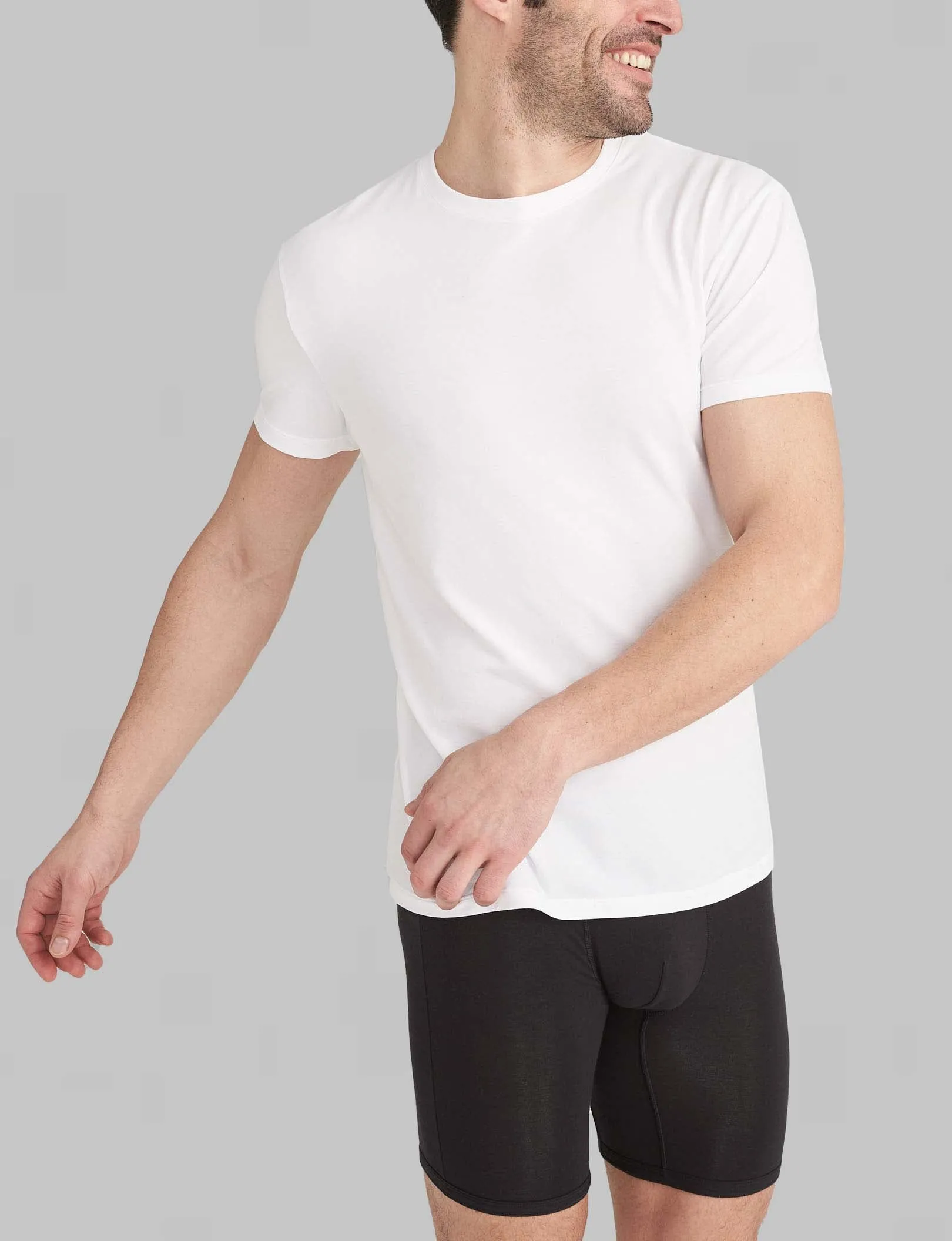 Second Skin Crew Neck Modern Fit Undershirt