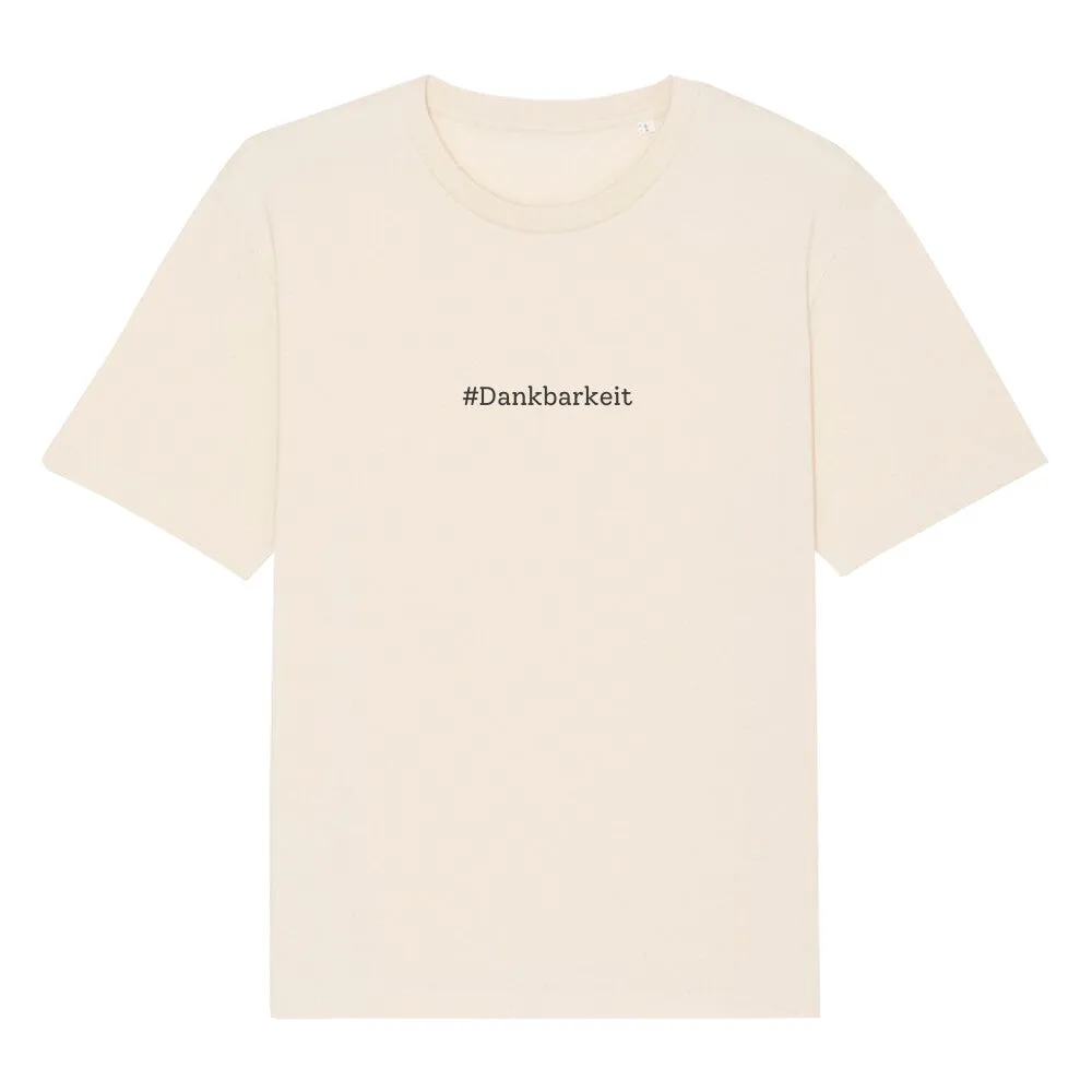 T-Shirt Oversize Bio - Dankbarkeit -