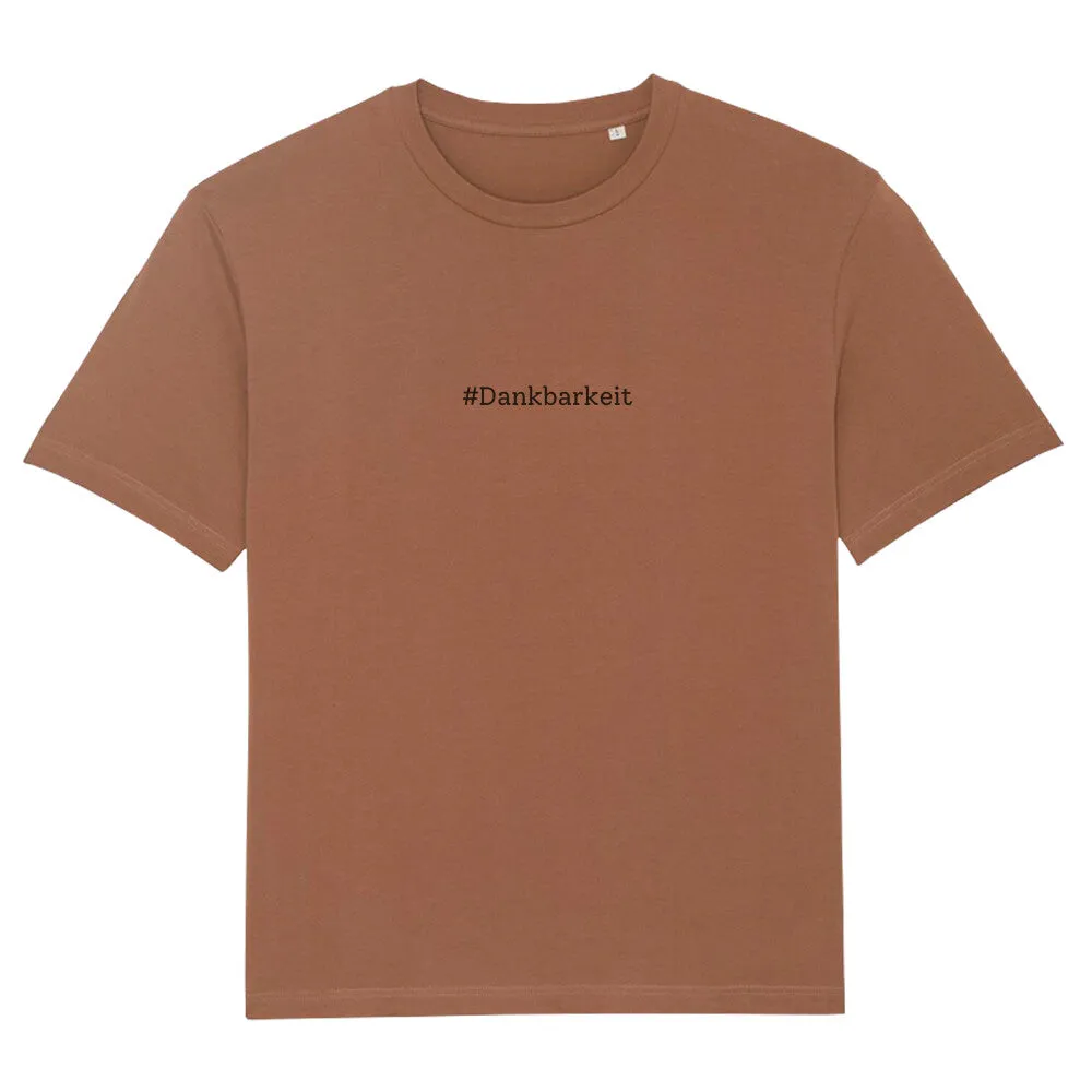 T-Shirt Oversize Bio - Dankbarkeit -
