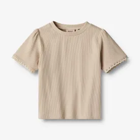 T-Shirt S/S Iris - feather gray