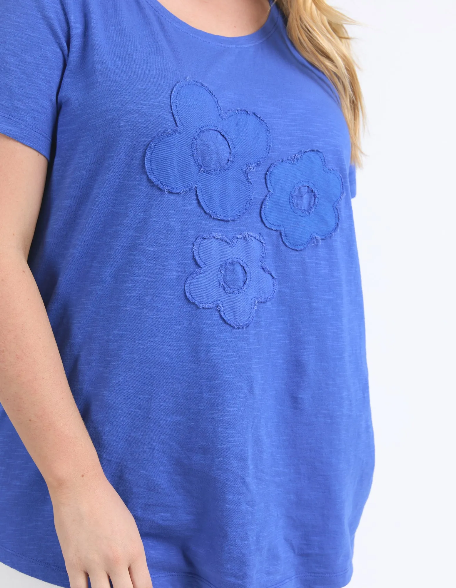 Tapestry Tee Royal Blue