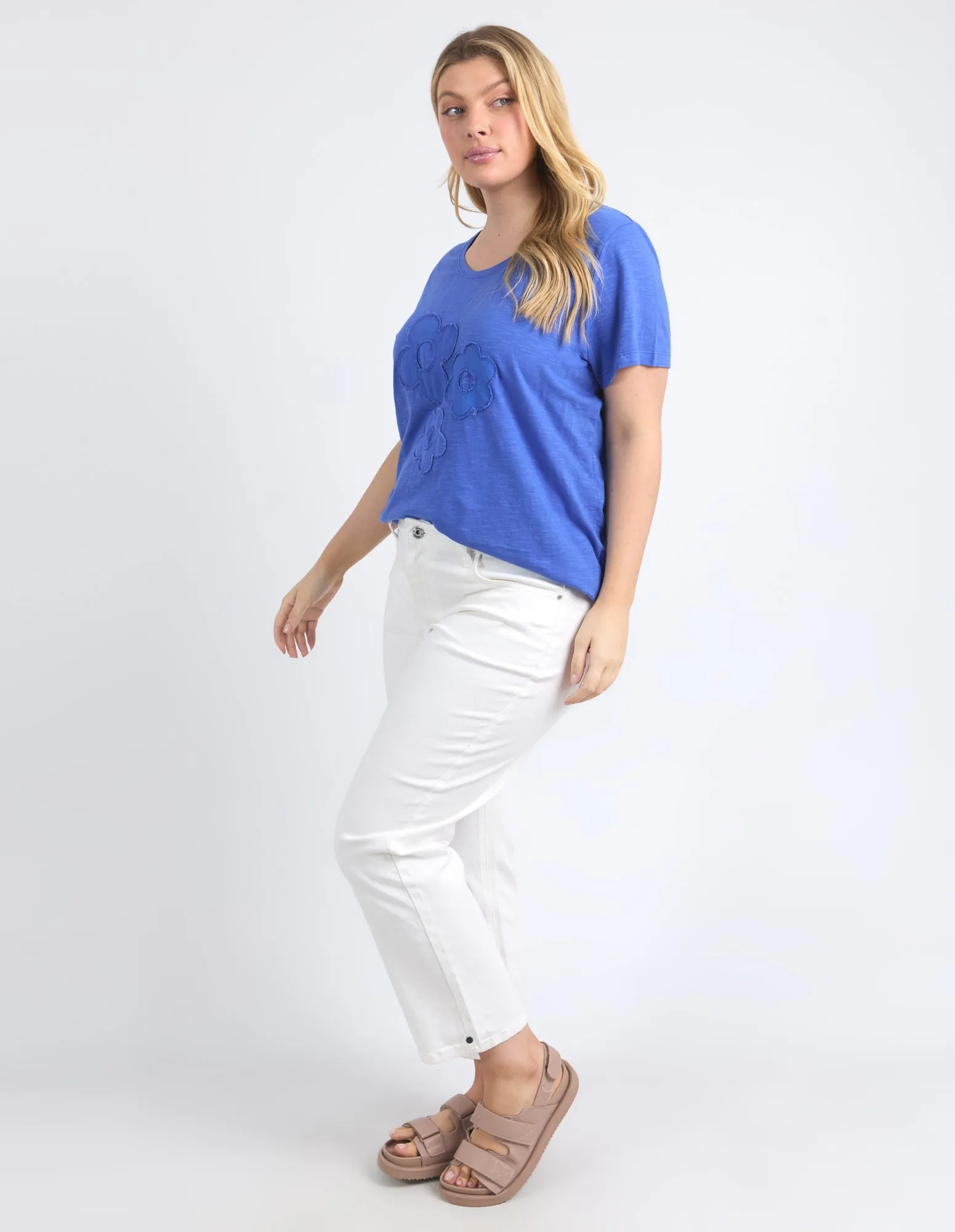 Tapestry Tee Royal Blue