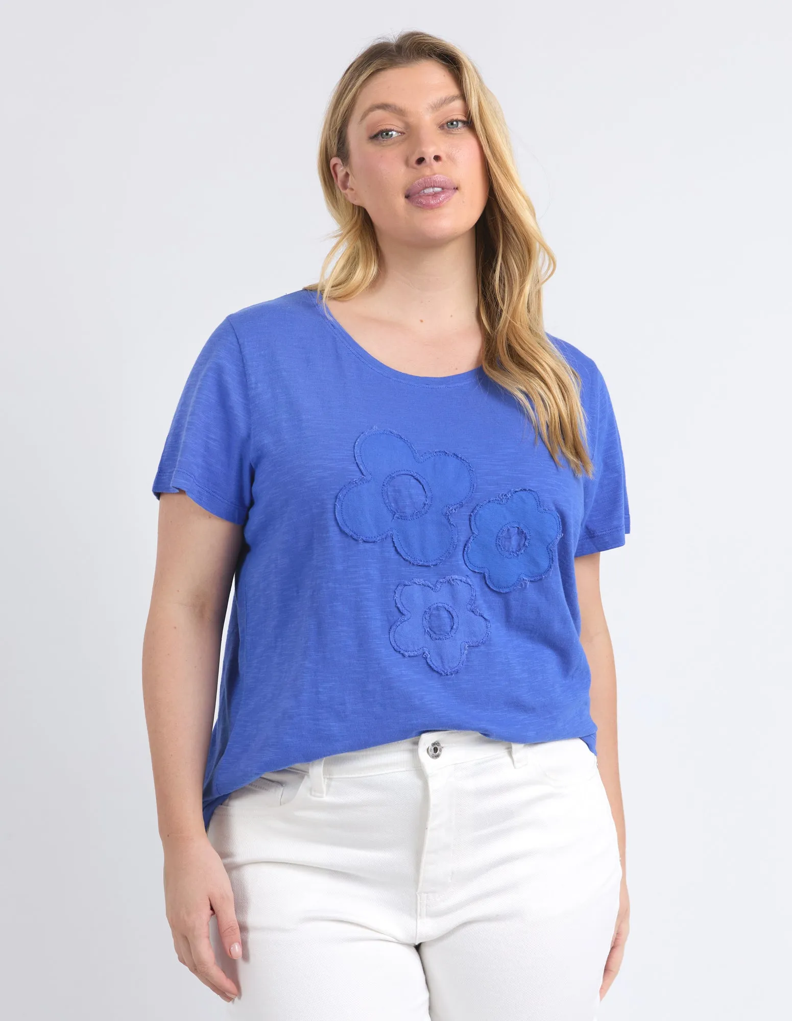 Tapestry Tee Royal Blue
