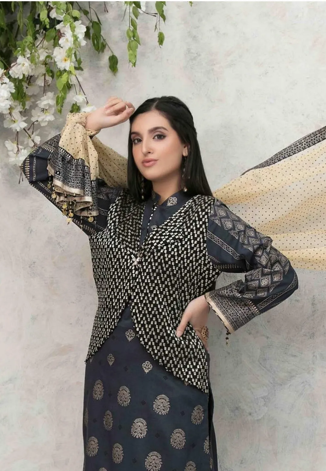 Tawakkal Viscose MEHR Masuri Dupatta 6204 (unstitched)