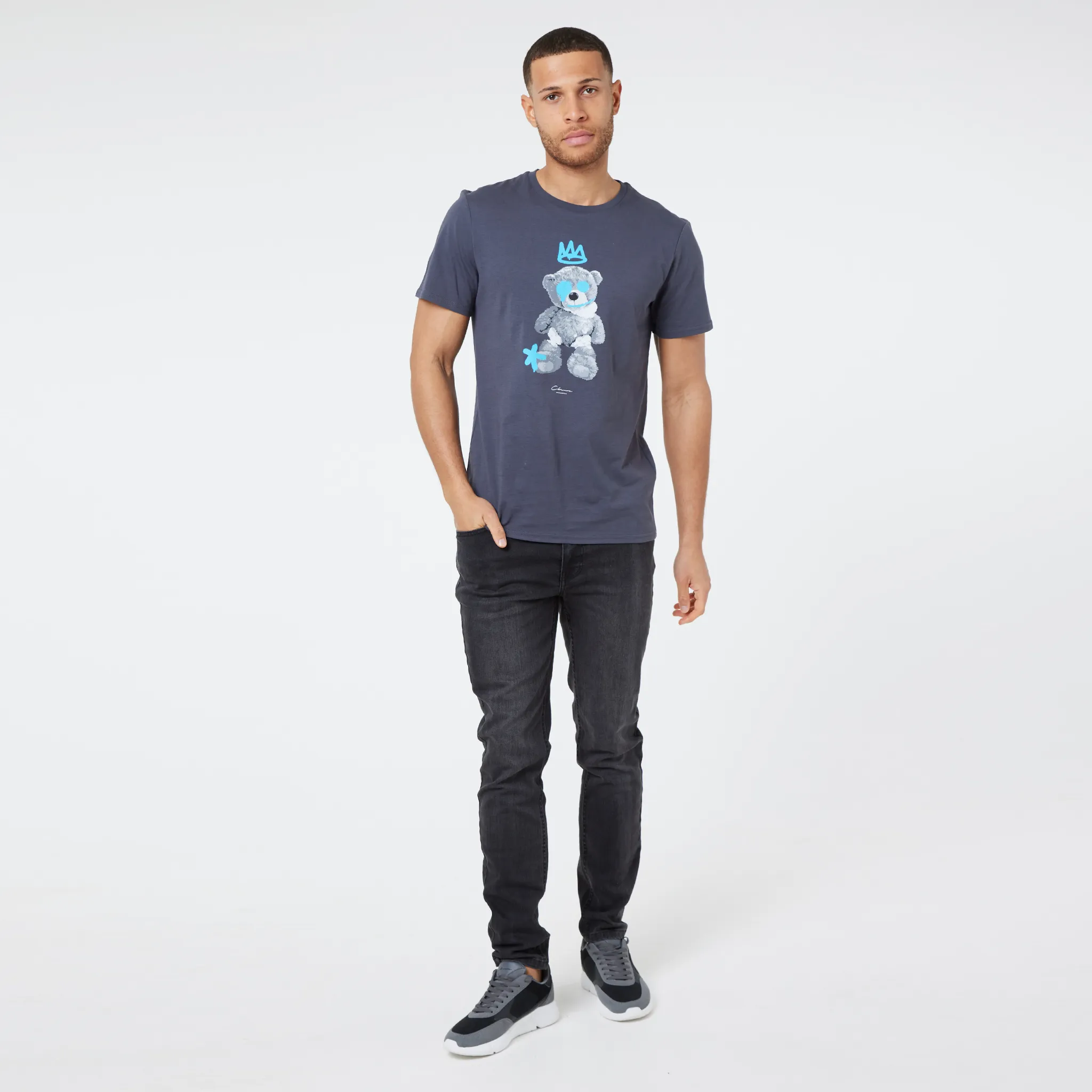 Teddy T-Shirt | Charcoal
