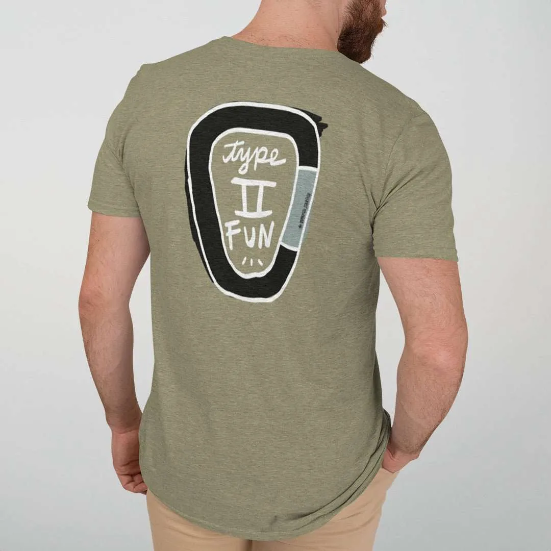 Type 2 Fun Carabiner — Unisex T-Shirt
