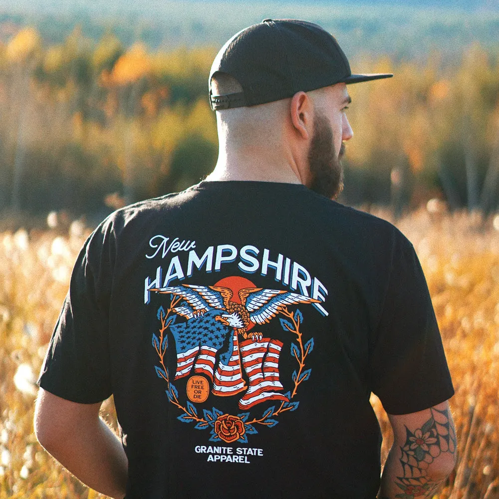 Valiant Eagle T-shirt- Black