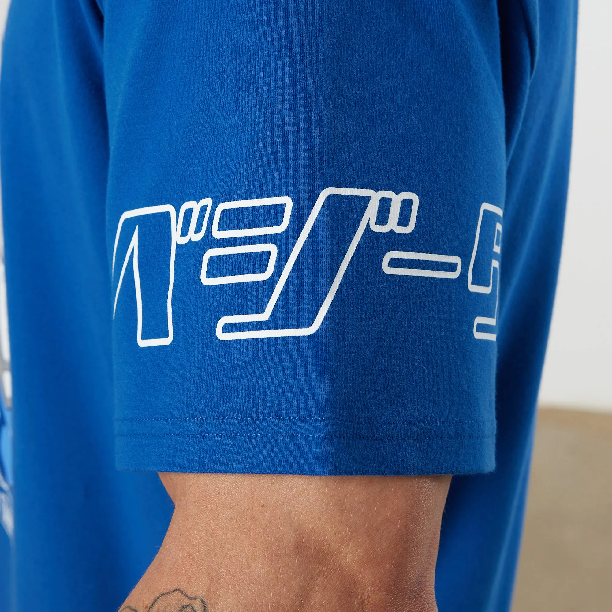 Vanquish DBZ CS Vegeta Royal Blue Oversized T Shirt