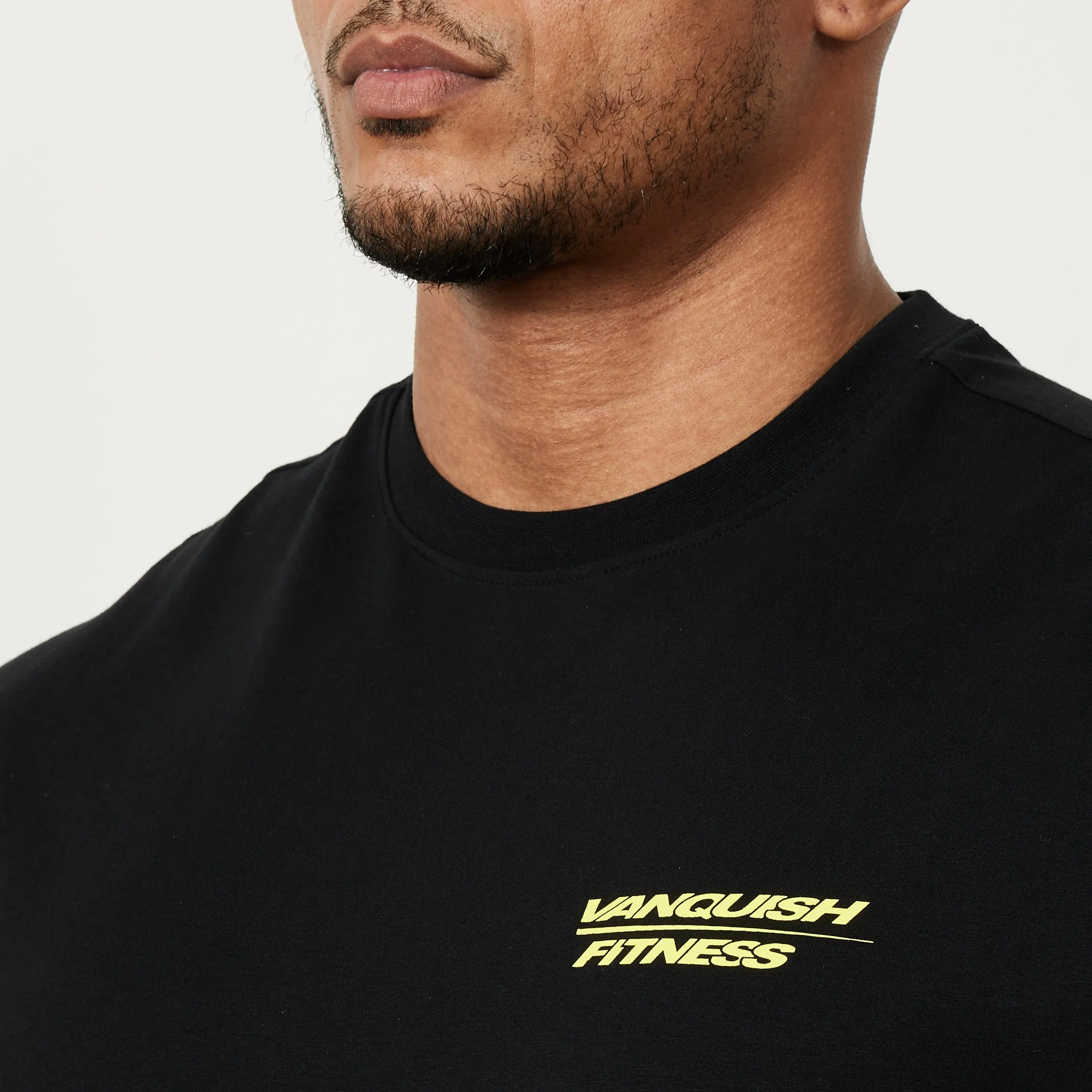 Vanquish Speed Black Oversized Sleeveless T Shirt