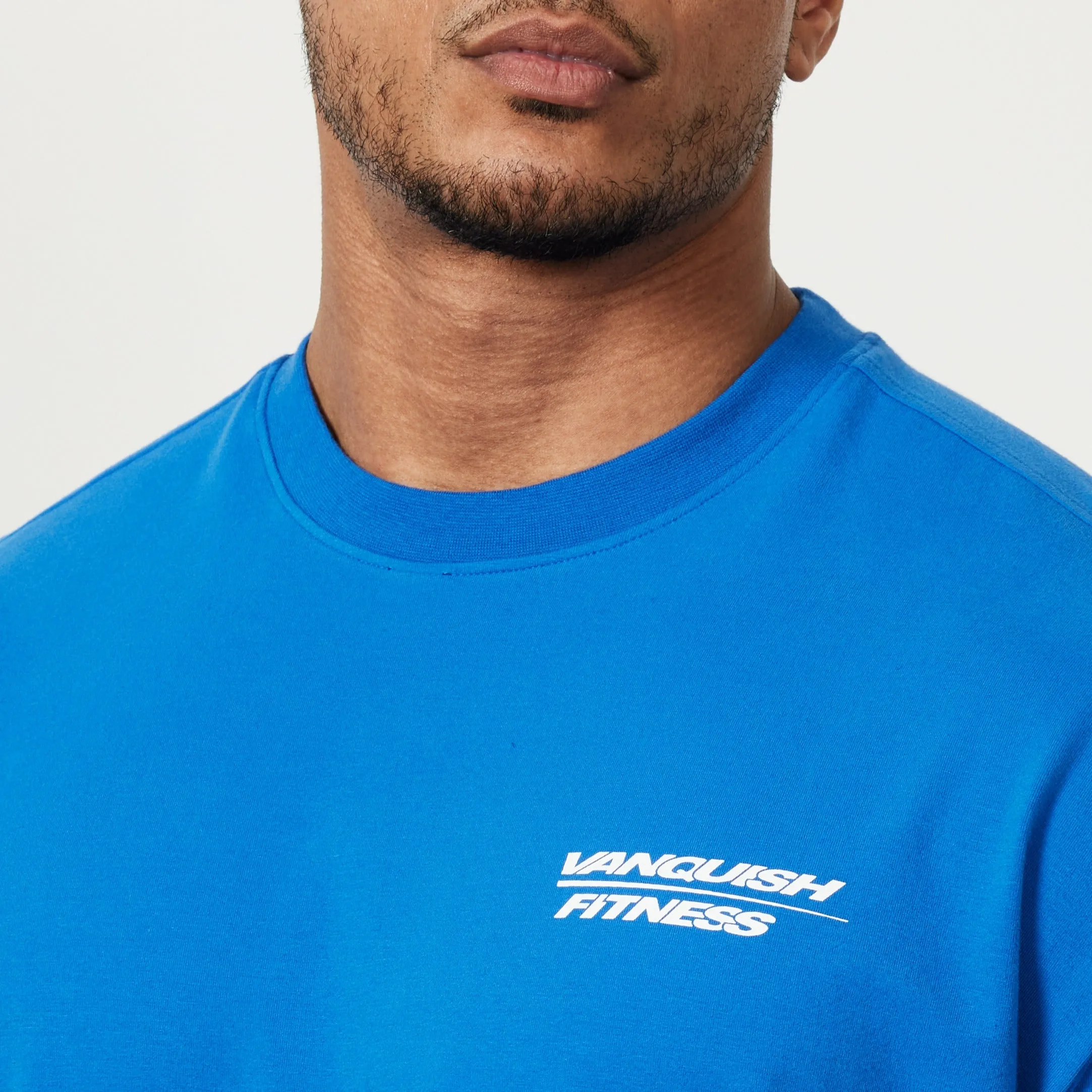 Vanquish Speed Cobalt Blue Oversized T Shirt