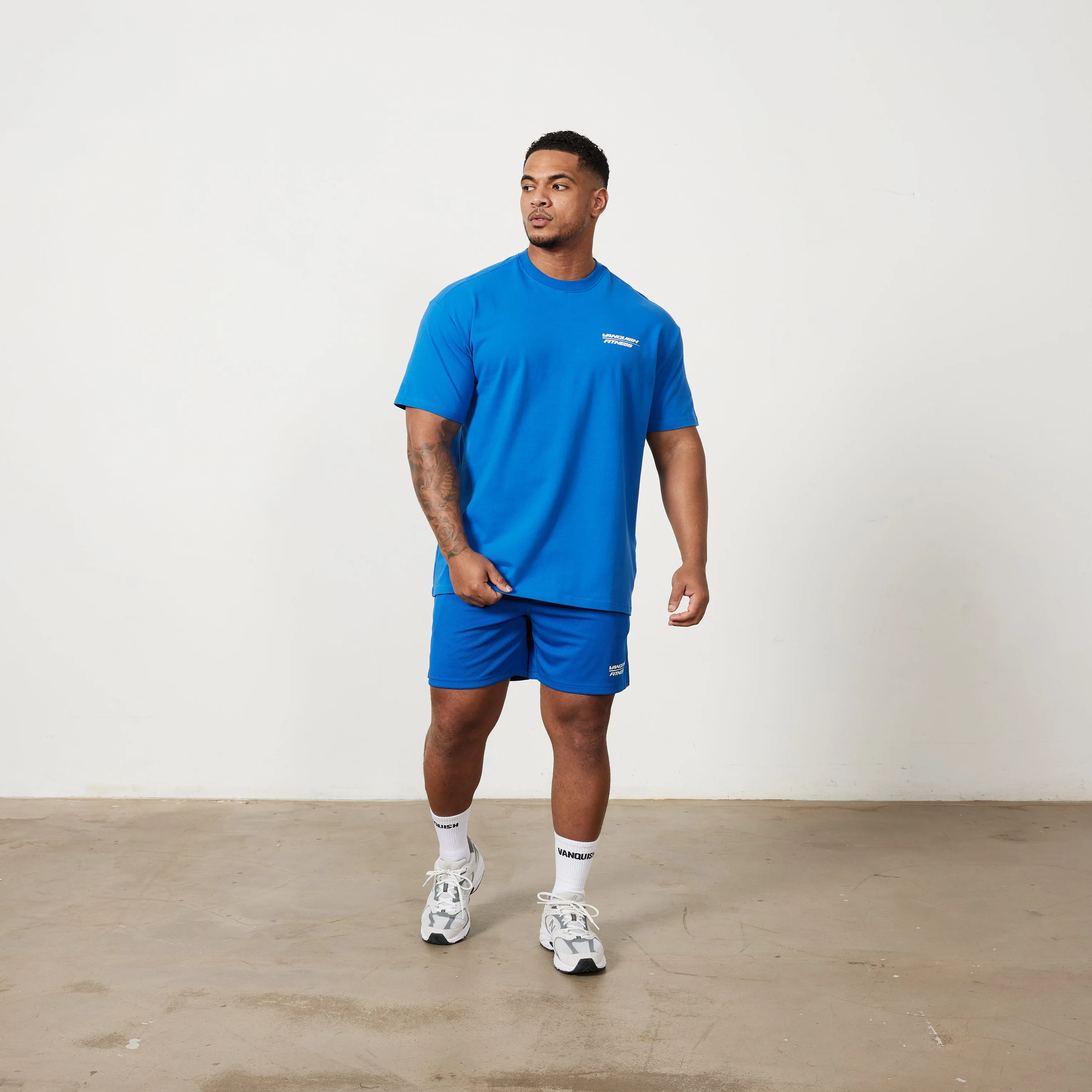Vanquish Speed Cobalt Blue Oversized T Shirt