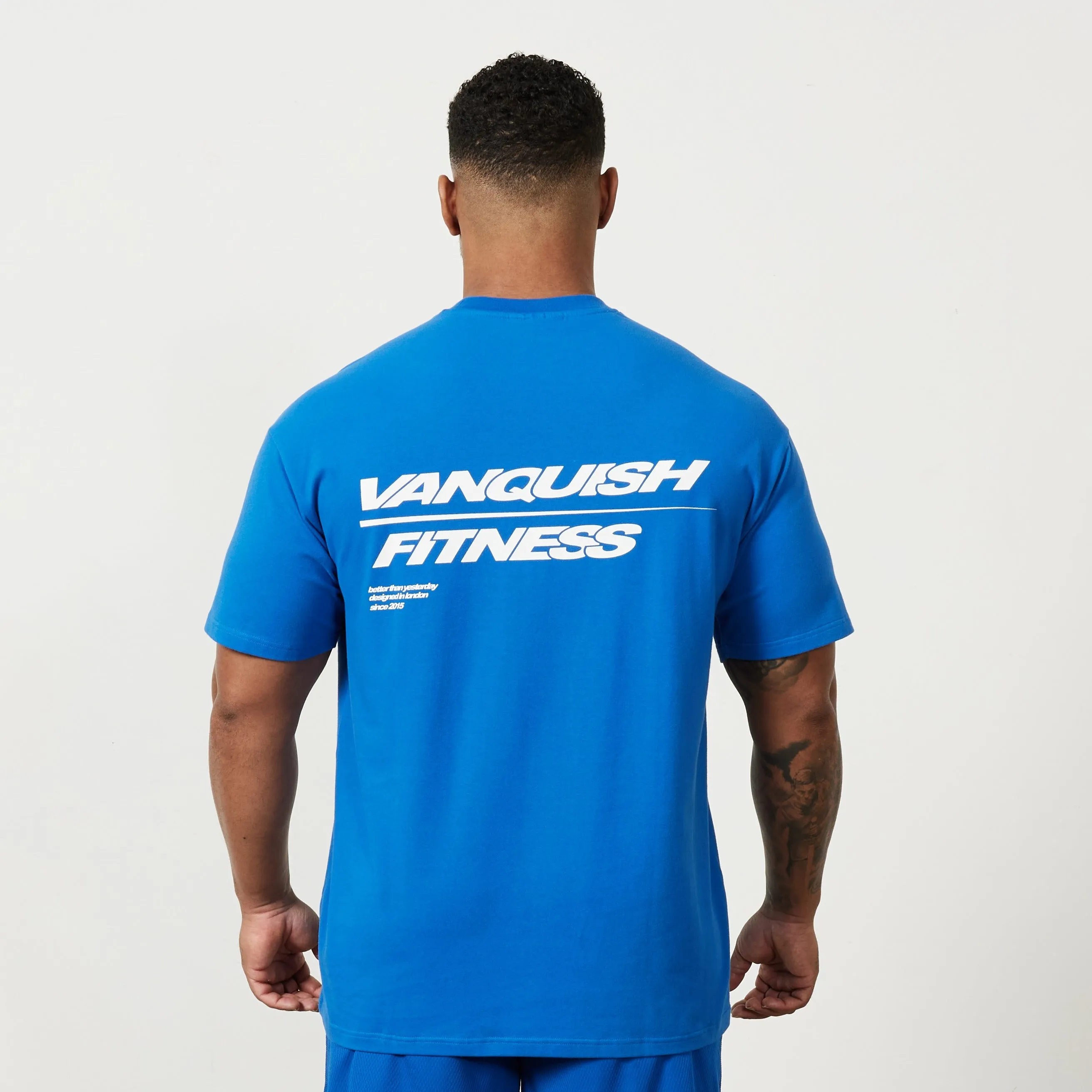 Vanquish Speed Cobalt Blue Oversized T Shirt