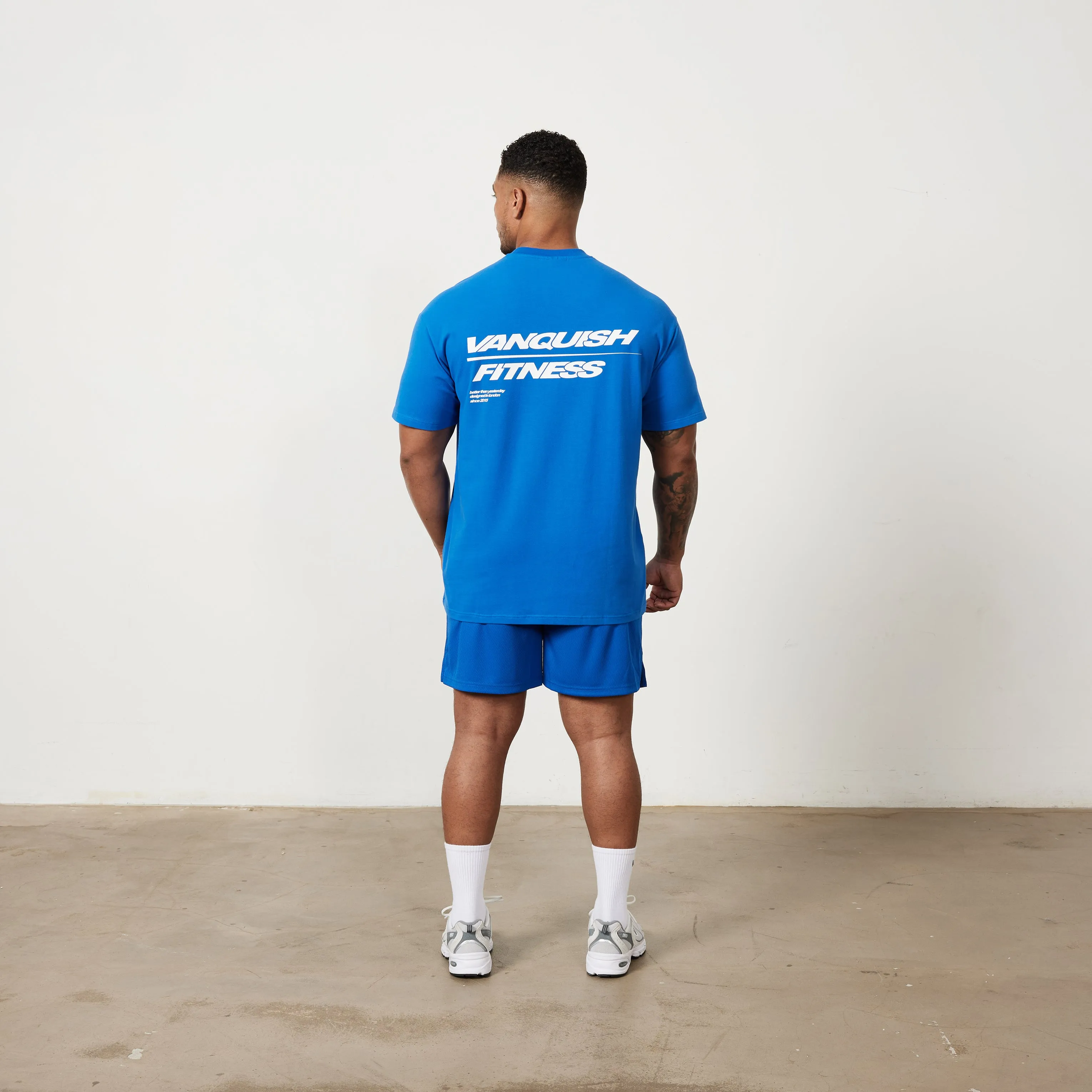 Vanquish Speed Cobalt Blue Oversized T Shirt