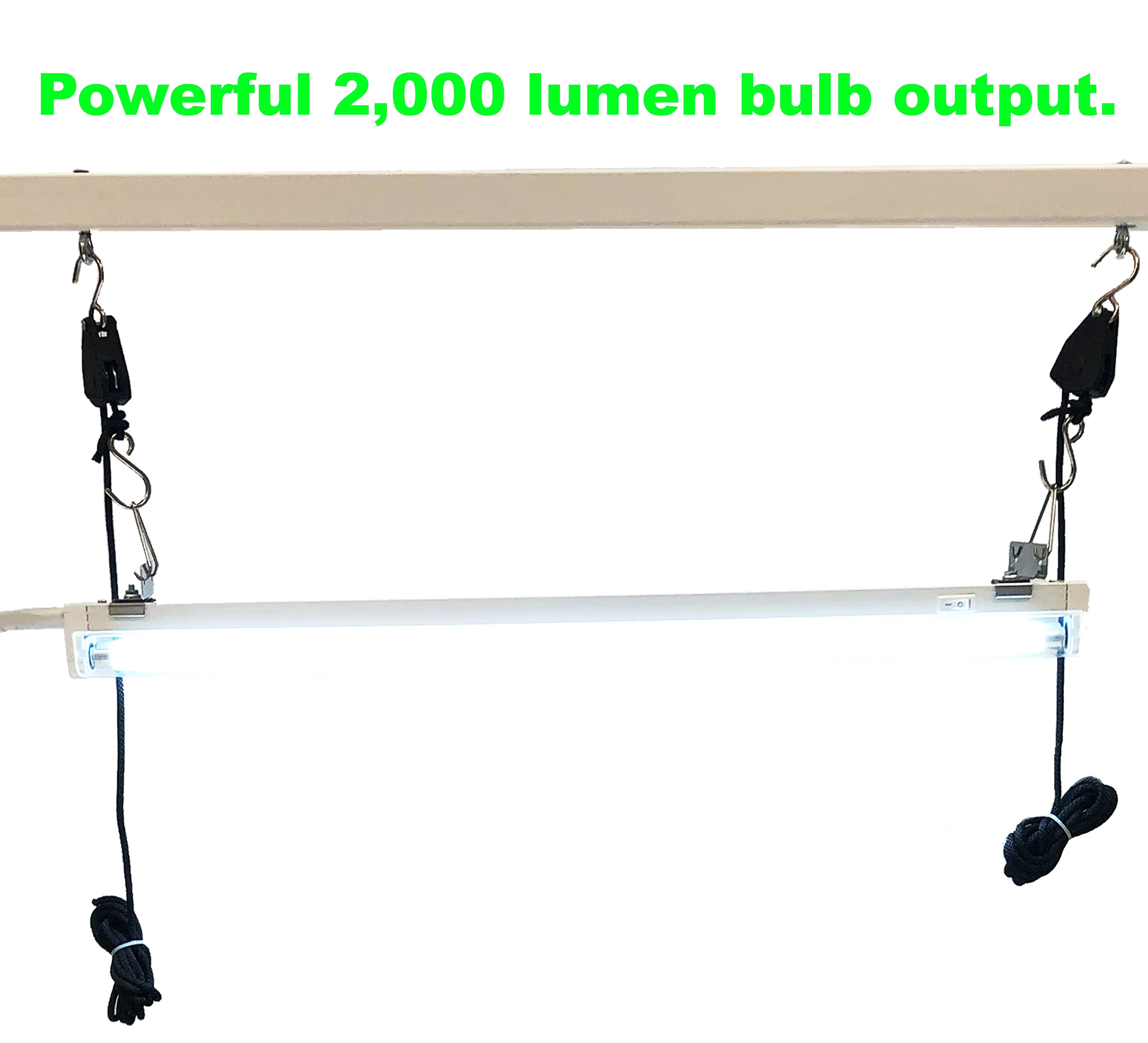 ViaVolt 2FT T5 High-Output Fluorescent Grow Light Fixture, 1-Bulb, Pack of 12 – Optimized for Indoor Plant Growth