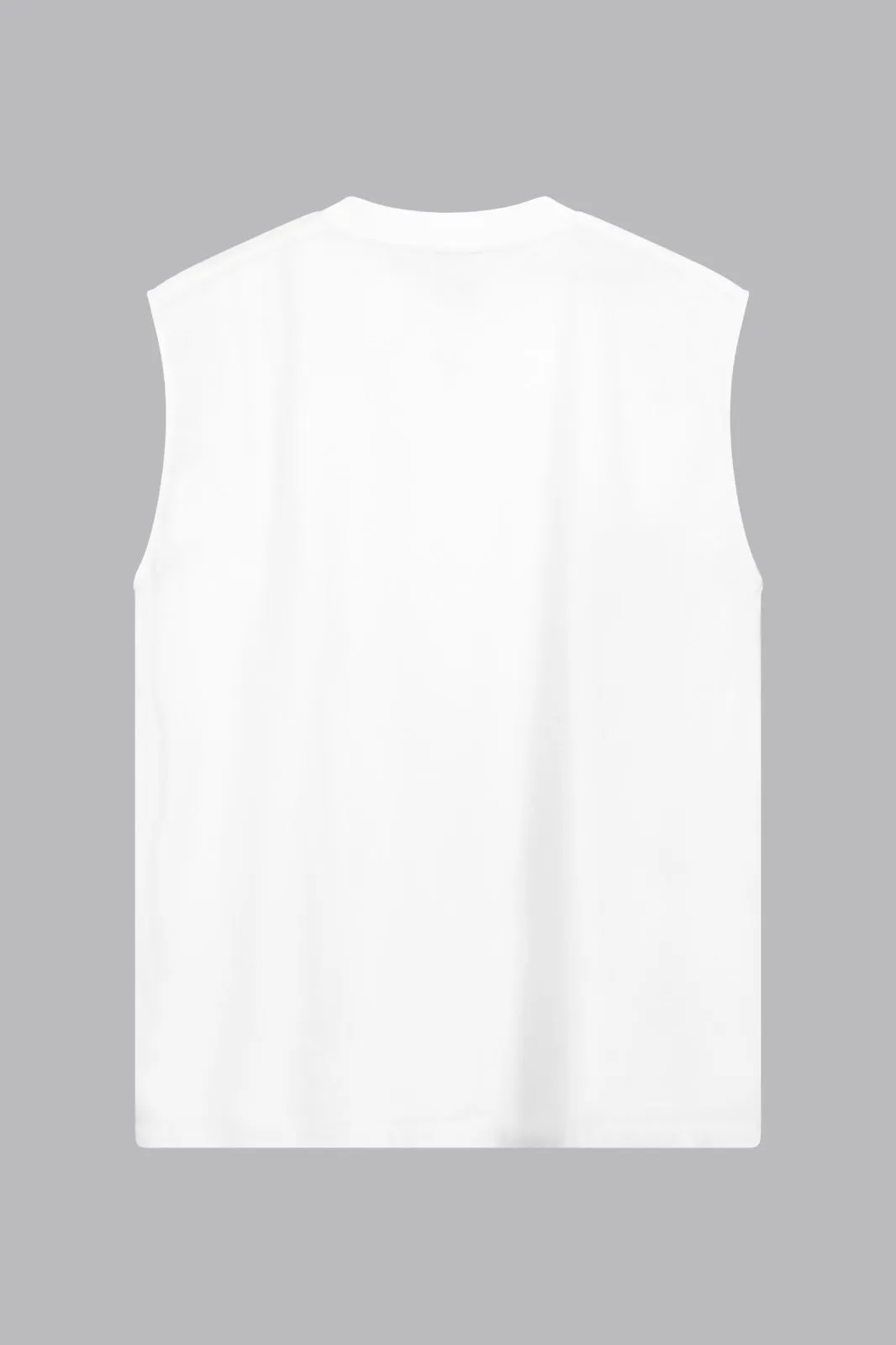 V_LYFE220 SLEEVELESS T-SHIRT - Optic White