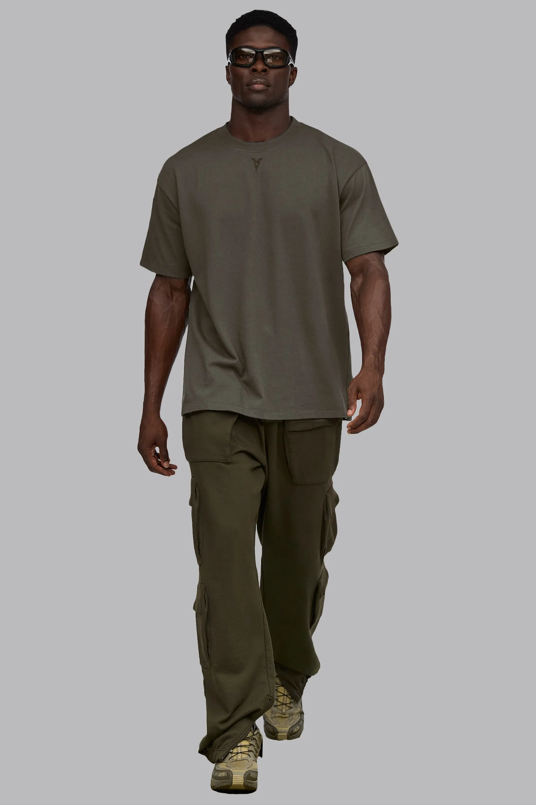 V_LYFE220 T-SHIRT - Khaki