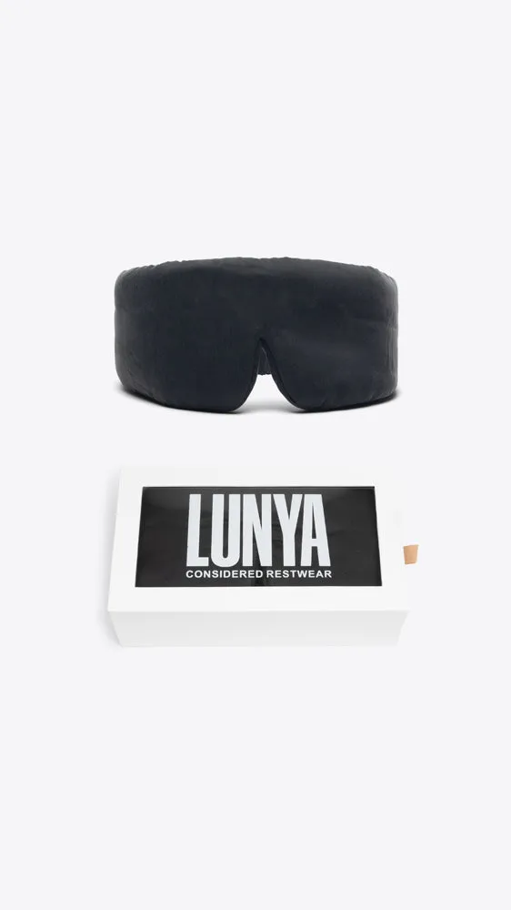 Washable Silk Boxed Sleep Mask - Meditative Grey